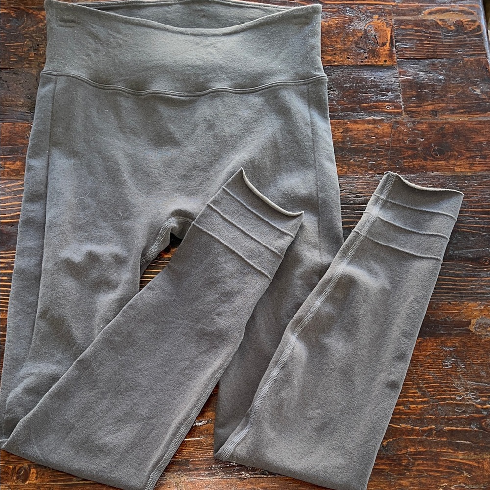 Free People Movement leggings. Dark green. Size M. Last few pix are actual color